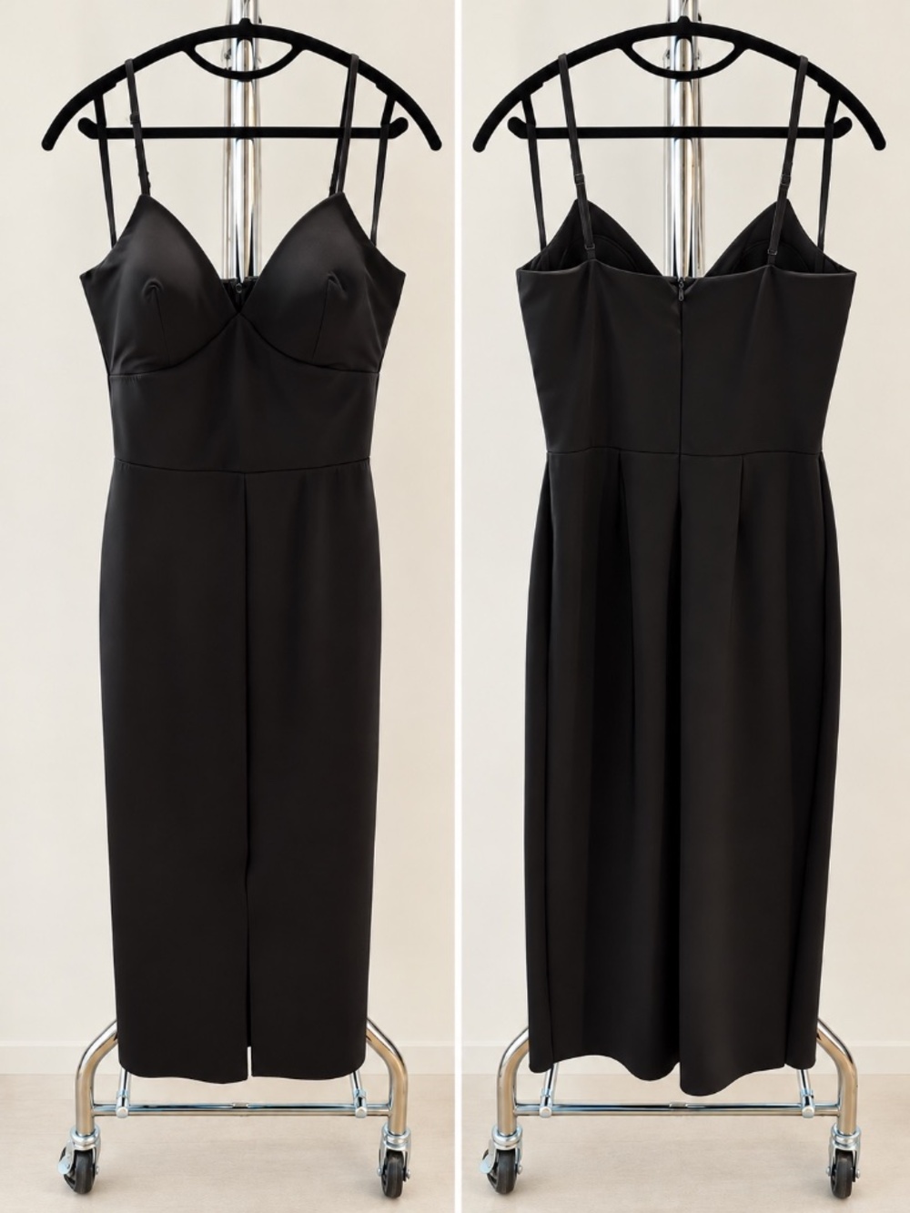 Chiara Boni La Petite Robe Spaghetti strap Midi Dress